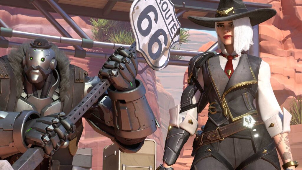 Tướng gây sát thương Ashe Overwatch 2