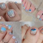 Tổng hợp các mẫu nail chân đi biển đẹp với nhiều tone màu tươi mát và họa tiết biển cả cho nàng lựa chọn cho mùa hè.