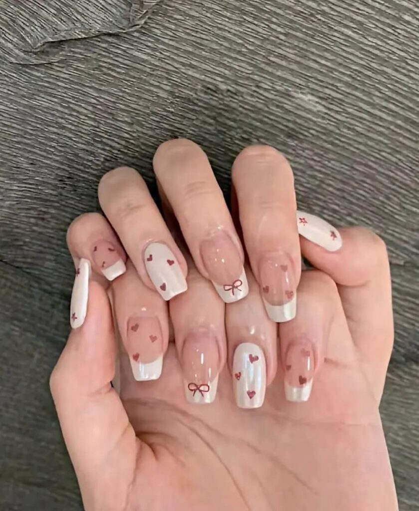 99+ Màu nail đẹp tôn da, được ưa chuộng nhất hiện nay 10 Mẫu nail vẽ họa tiết tối giản