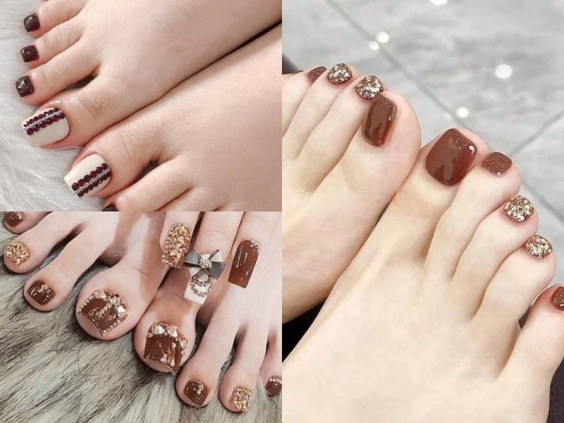 50+ Màu nail chân đẹp cho da ngăm sang chảnh và cuốn hút 3 Nail chân cho da ngăm trendy