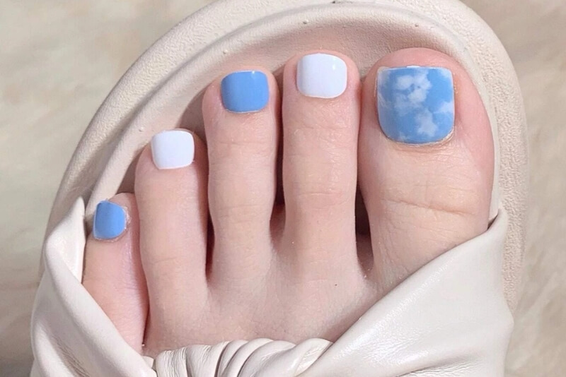 12 mẫu nail chân đi biển đẹp xinh, trend hot nhất hè này 2 Nail chân đi biển đẹp