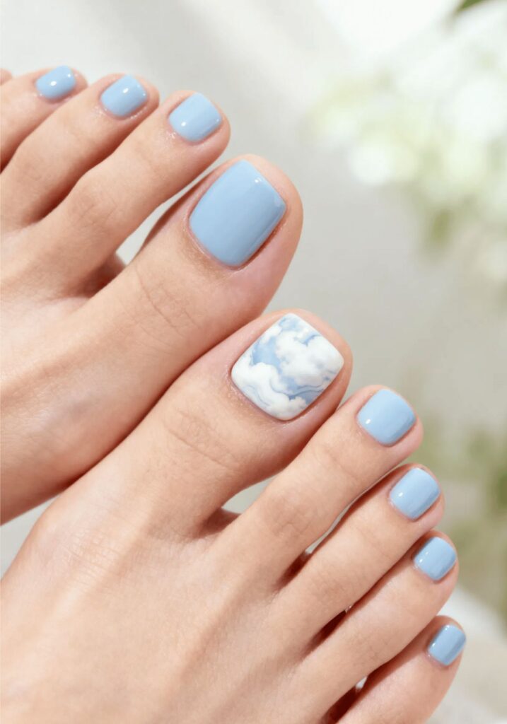 12 mẫu nail chân đi biển đẹp xinh, trend hot nhất hè này 4 Mẫu nail chân đi biển phong cách tối giản, vừa thanh lịch vừa sang trọng, hợp mọi lứa tuổi khi đi biển.
