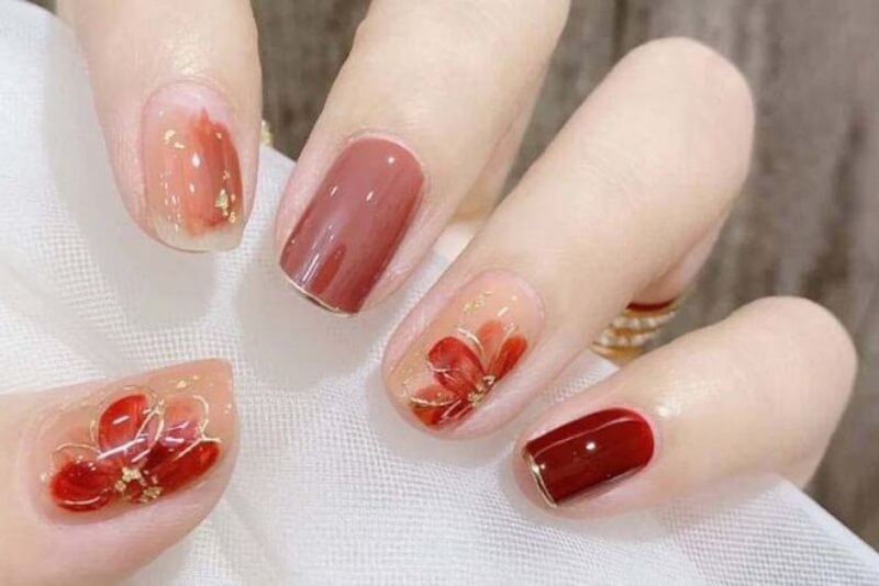 59+ Mẫu nail sơn thạch đẹp, HOT trend khiến chị em mê mẩn 1 Mẫu nail sơn thạch đẹp